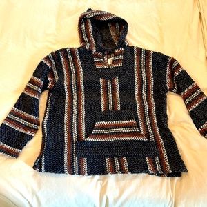 Native American Baja Hoodie Small